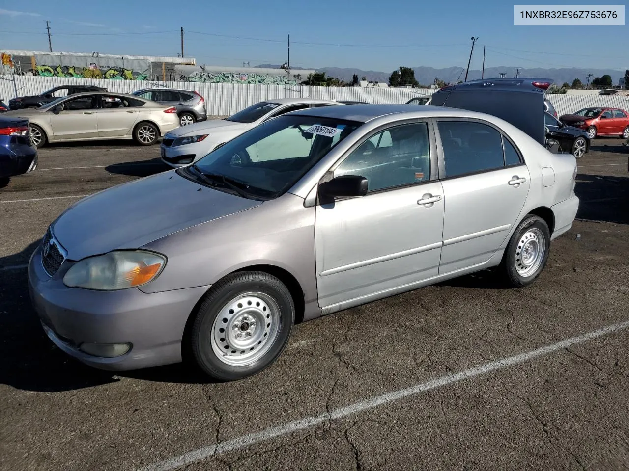 2006 Toyota Corolla Ce VIN: 1NXBR32E96Z753676 Lot: 78950104