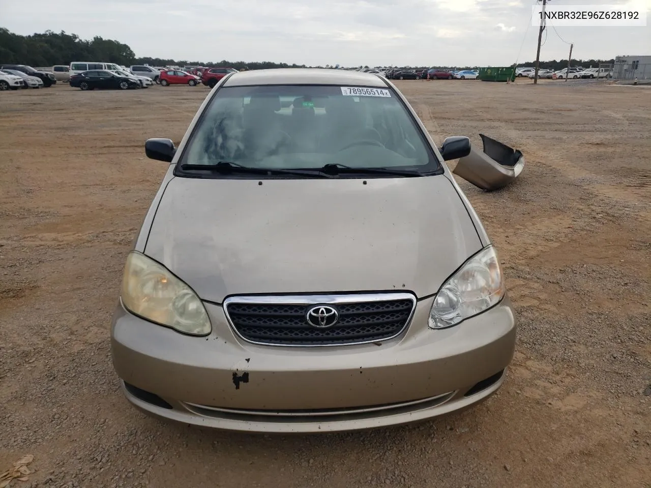 2006 Toyota Corolla Ce VIN: 1NXBR32E96Z628192 Lot: 78956514