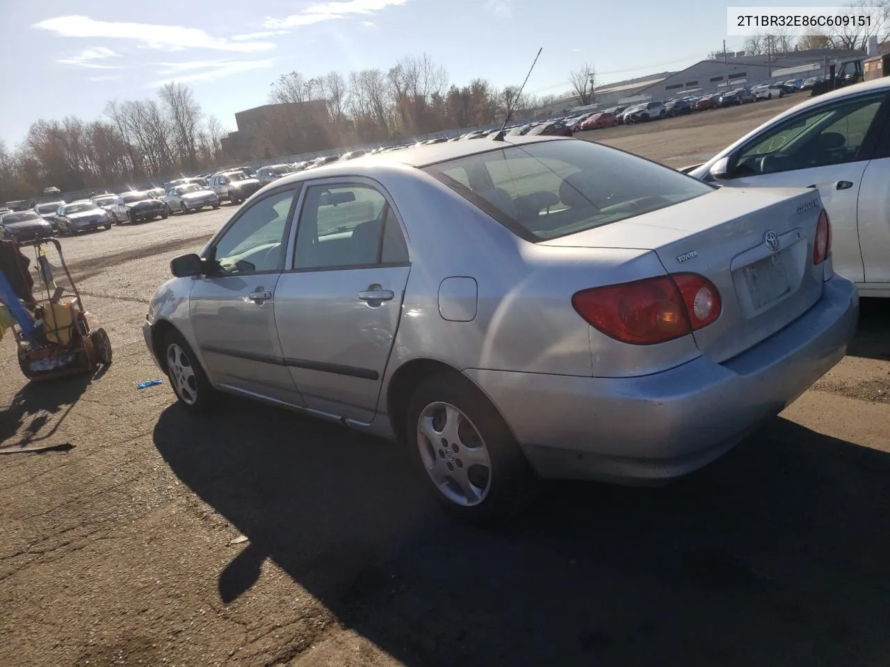 2006 Toyota Corolla Ce VIN: 2T1BR32E86C609151 Lot: 79062014