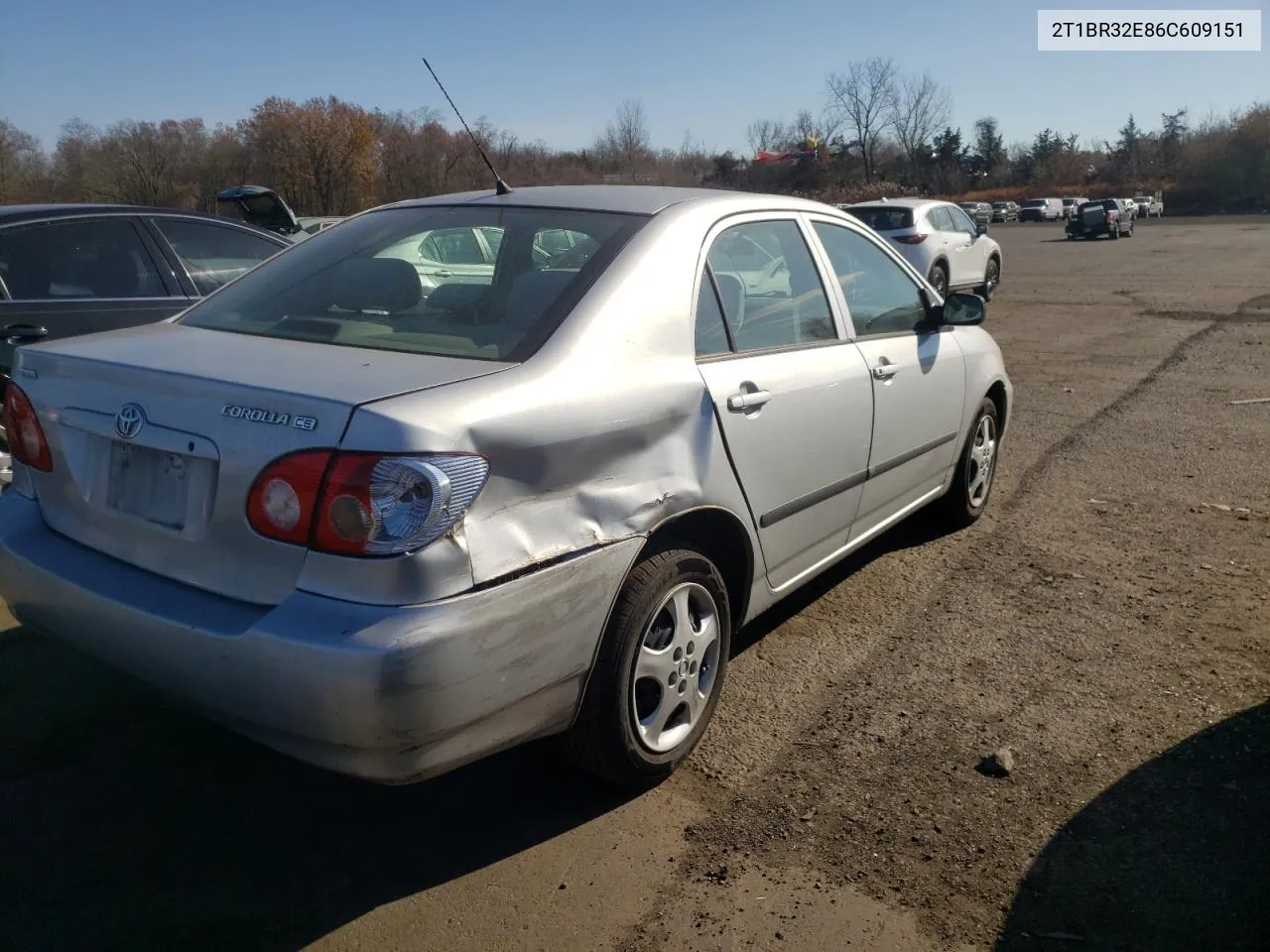 2006 Toyota Corolla Ce VIN: 2T1BR32E86C609151 Lot: 79062014