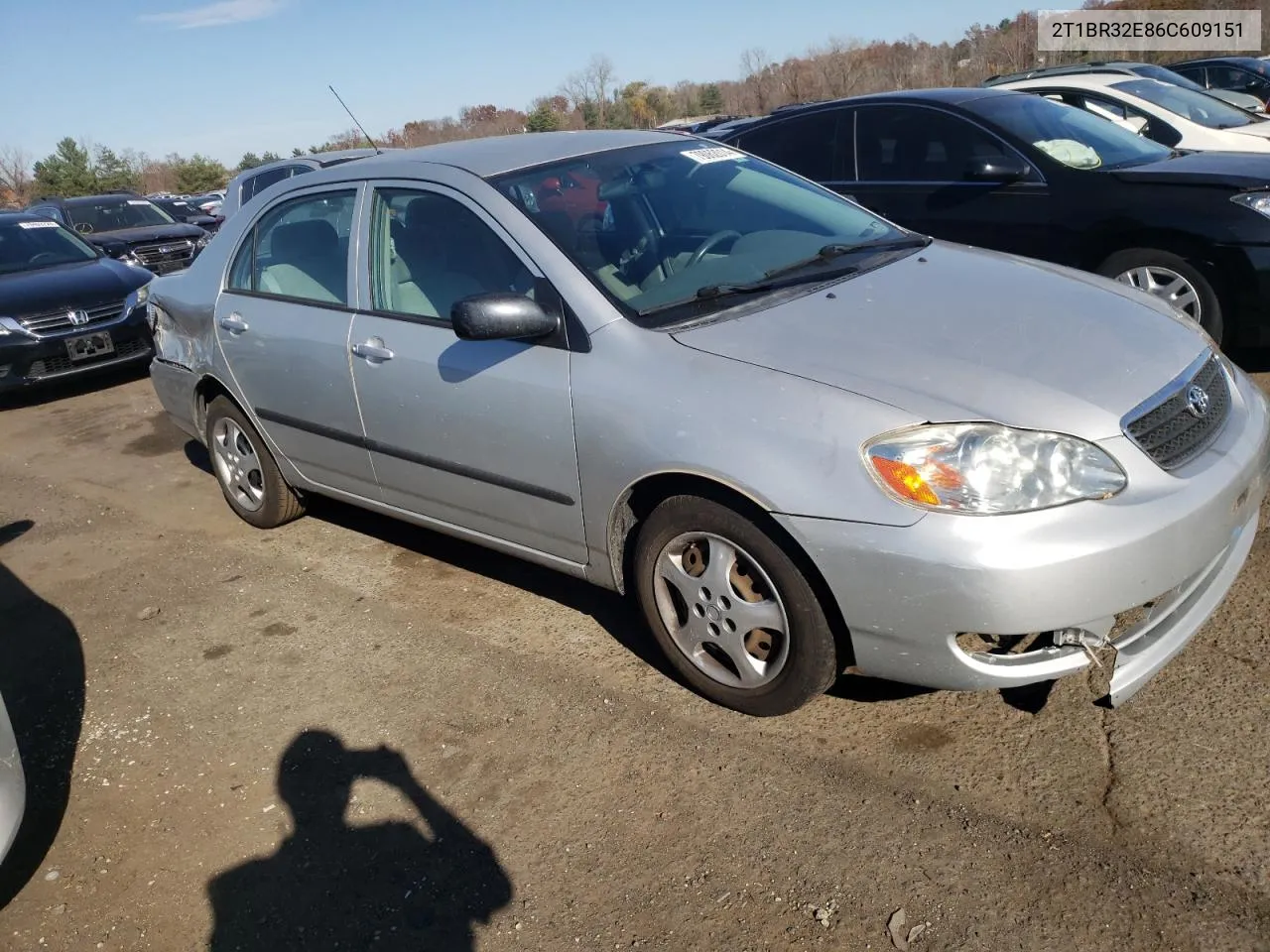 2006 Toyota Corolla Ce VIN: 2T1BR32E86C609151 Lot: 79062014