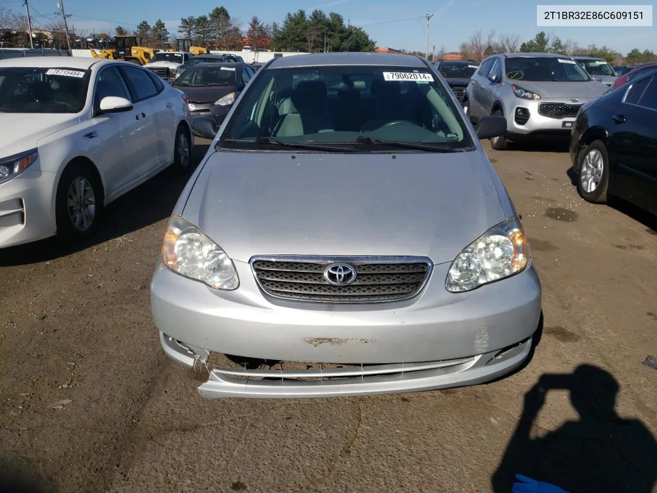 2006 Toyota Corolla Ce VIN: 2T1BR32E86C609151 Lot: 79062014