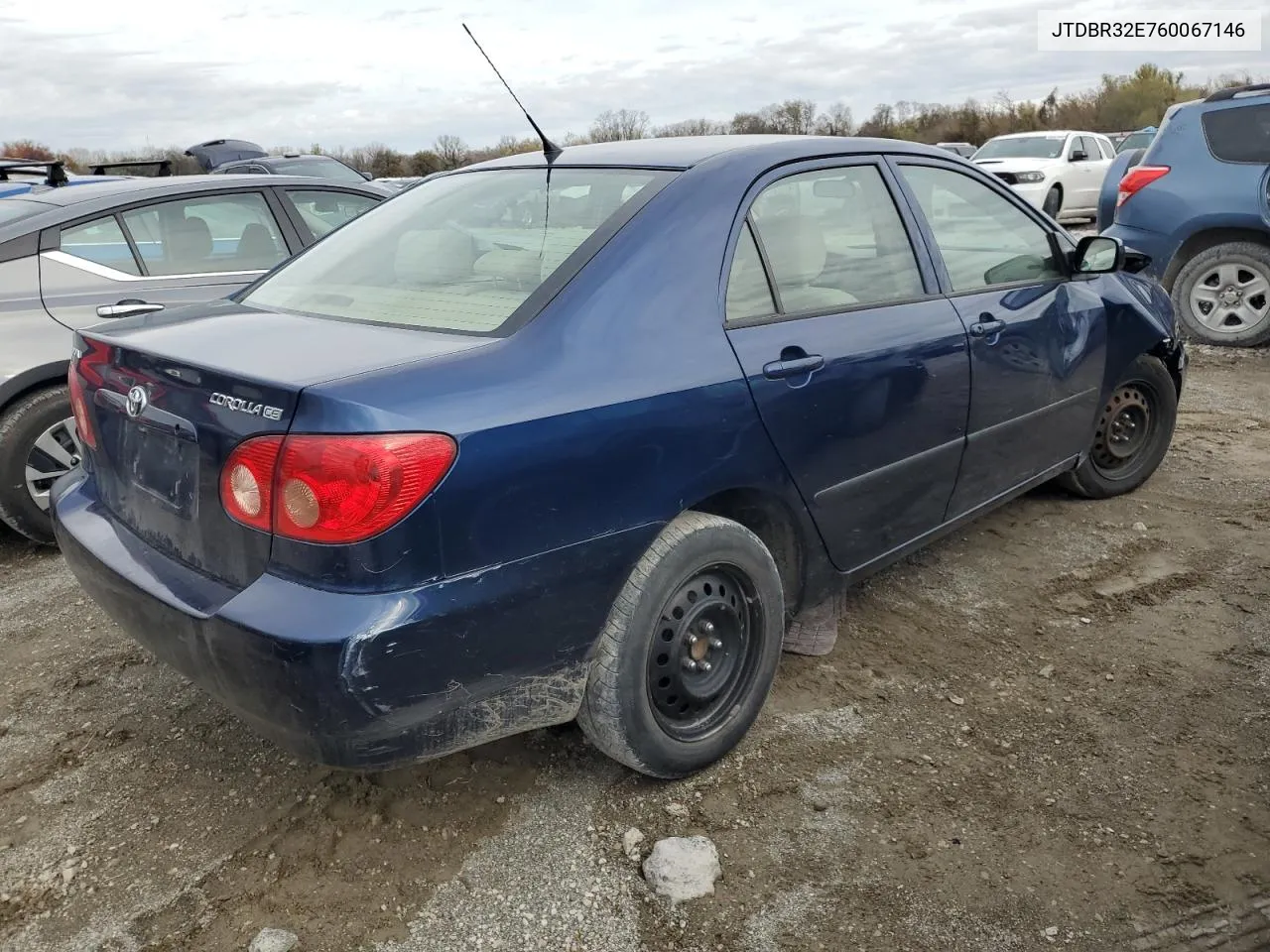 2006 Toyota Corolla Ce VIN: JTDBR32E760067146 Lot: 79137634