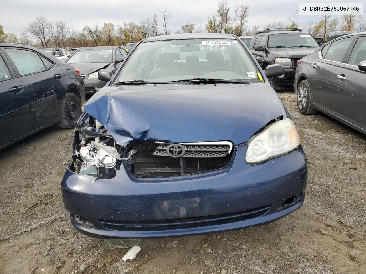 2006 Toyota Corolla Ce VIN: JTDBR32E760067146 Lot: 79137634