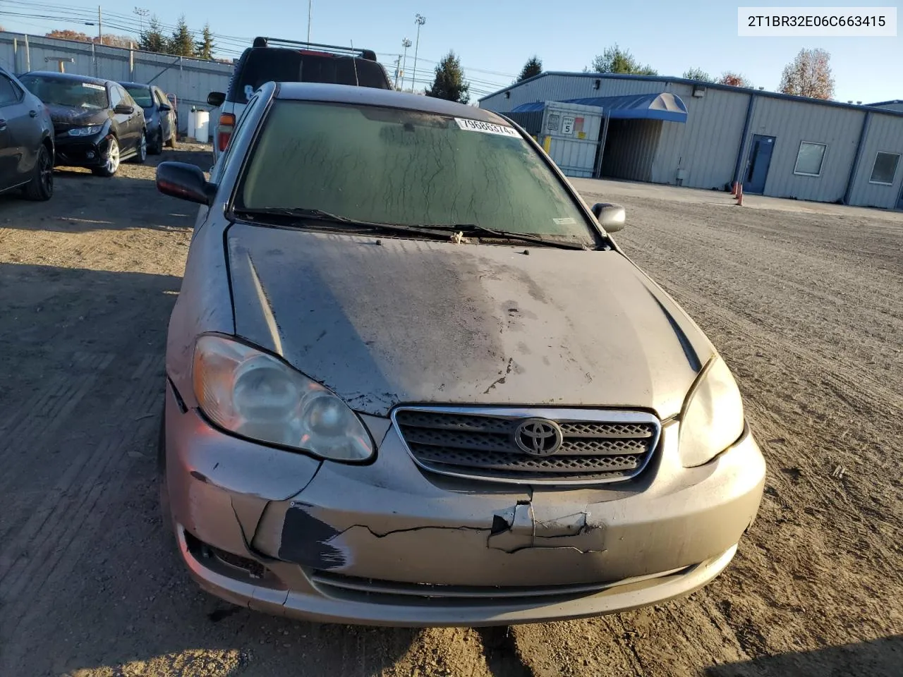 2006 Toyota Corolla Ce VIN: 2T1BR32E06C663415 Lot: 79686374