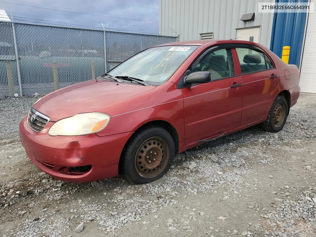 2006 Toyota Corolla Ce VIN: 2T1BR32E66C664391 Lot: 79817214