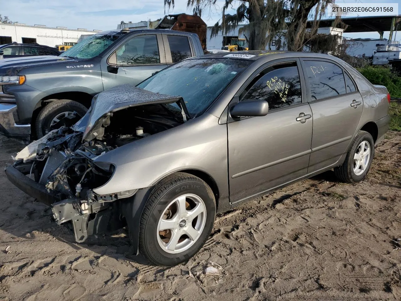 2006 Toyota Corolla Ce VIN: 2T1BR32E06C691568 Lot: 79908264