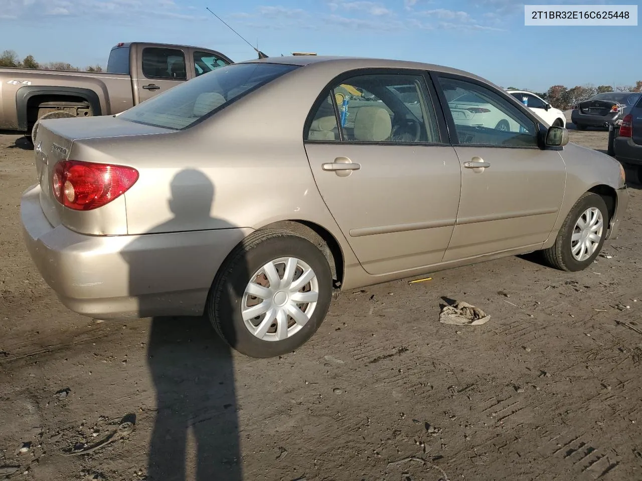 2006 Toyota Corolla Ce VIN: 2T1BR32E16C625448 Lot: 79996284