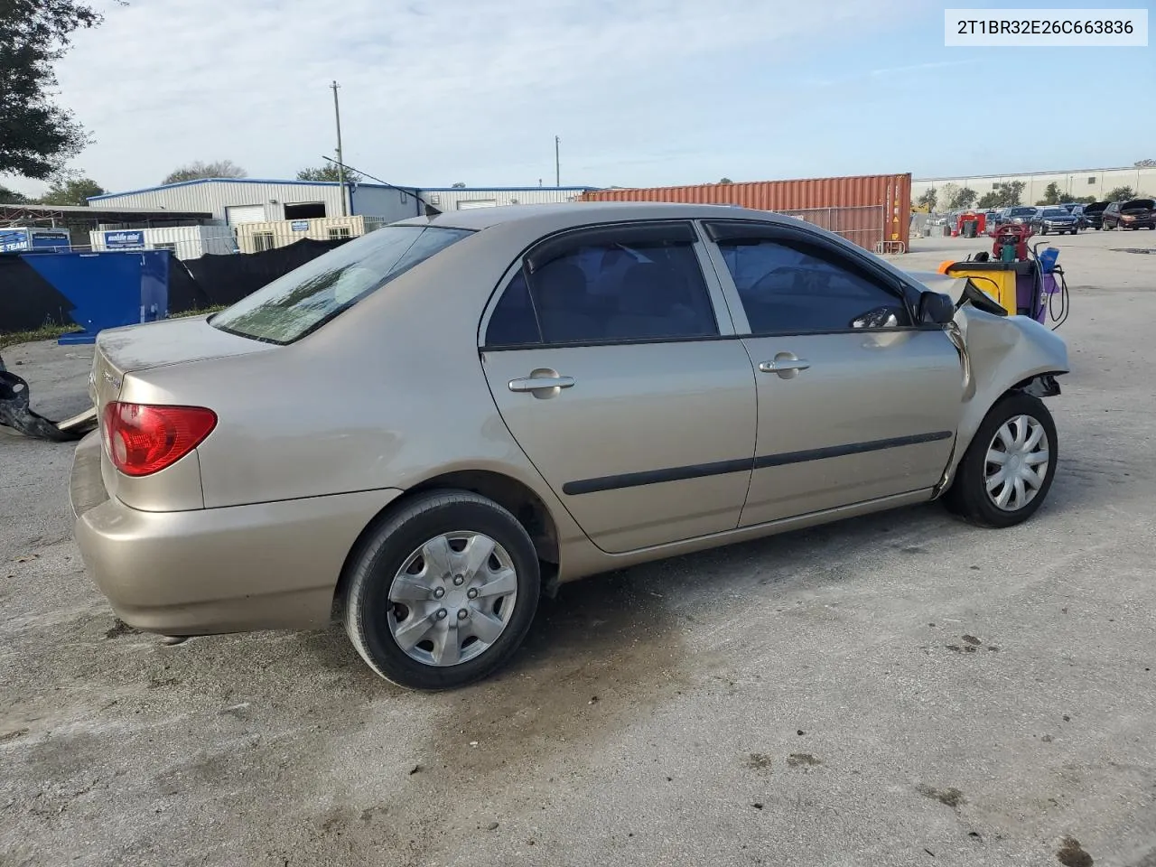 2006 Toyota Corolla Ce VIN: 2T1BR32E26C663836 Lot: 79999774