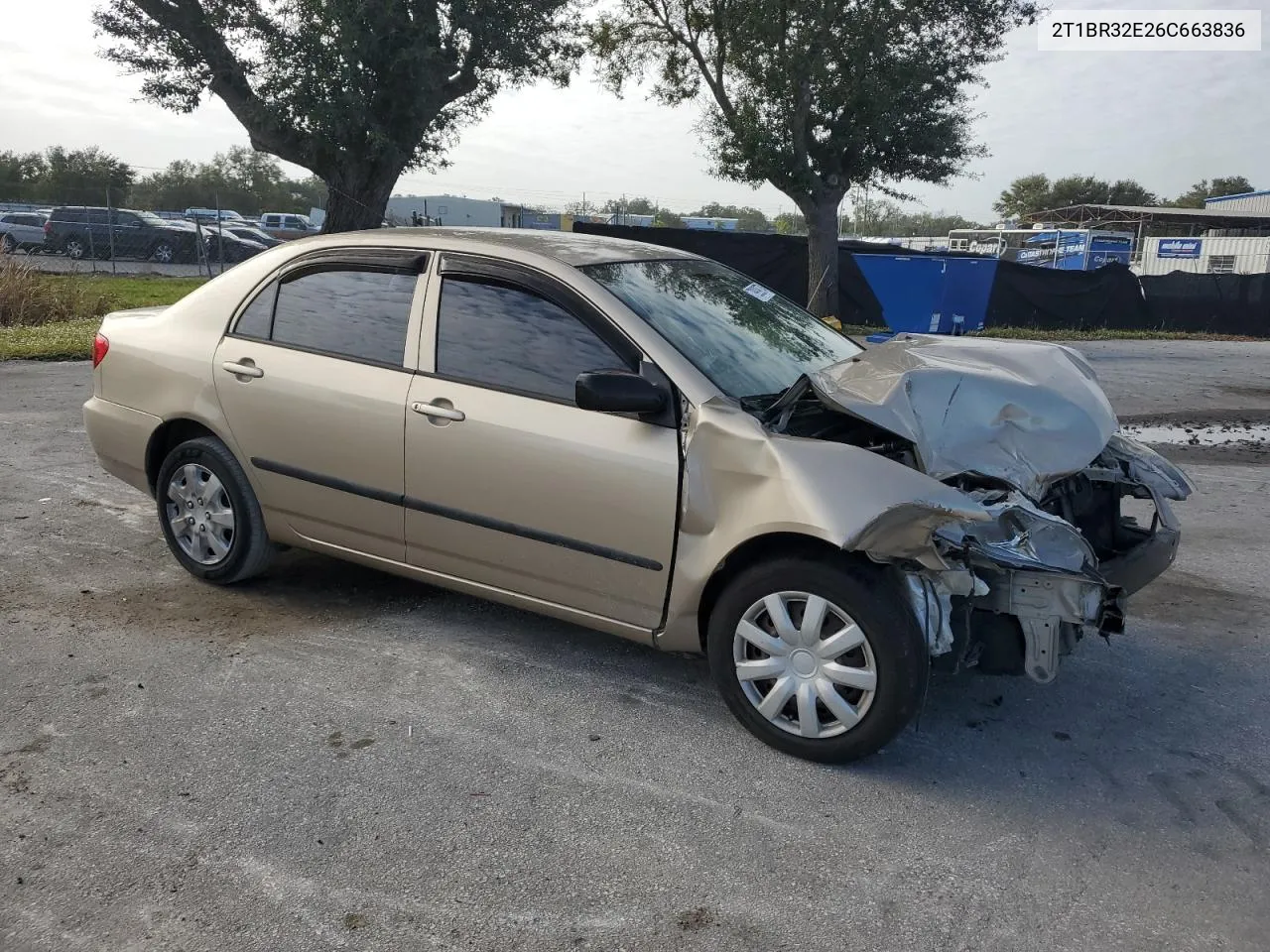 2006 Toyota Corolla Ce VIN: 2T1BR32E26C663836 Lot: 79999774