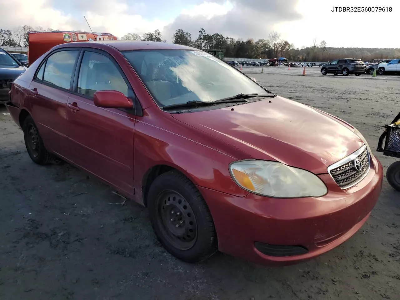 2006 Toyota Corolla Ce VIN: JTDBR32E560079618 Lot: 80003314