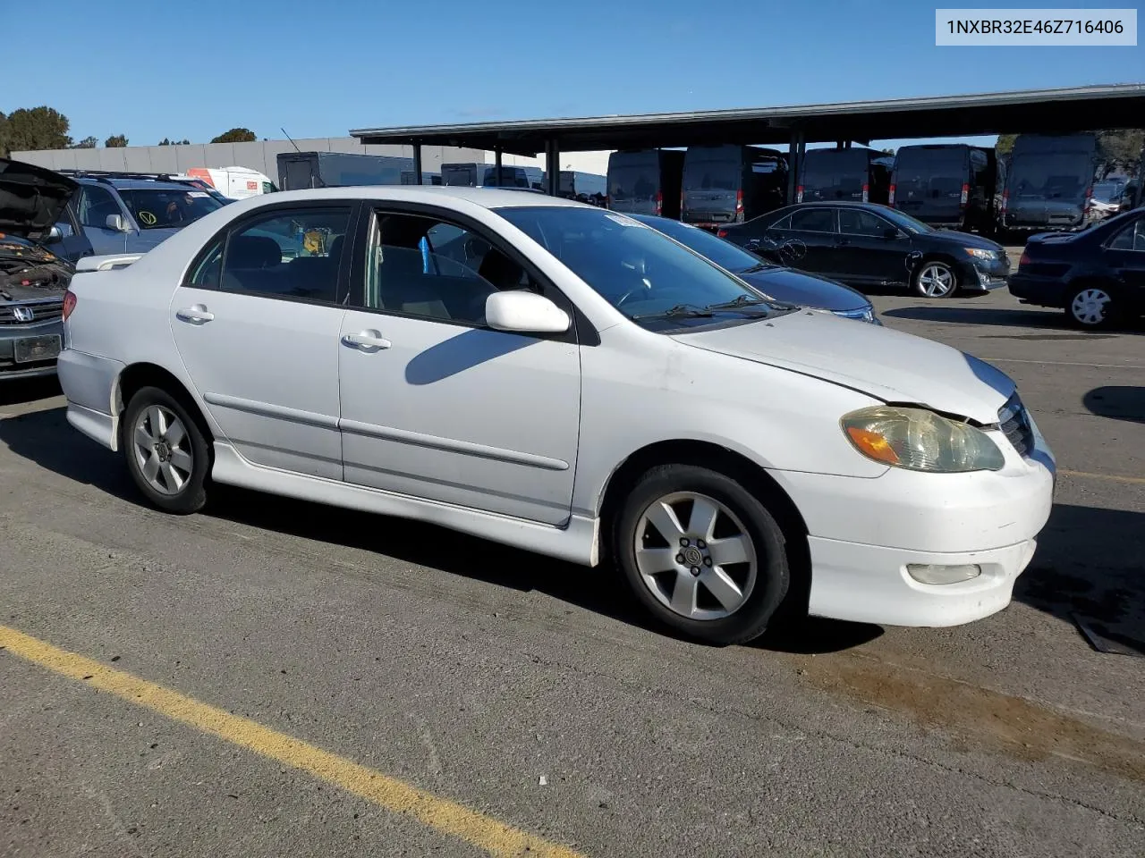 2006 Toyota Corolla Ce VIN: 1NXBR32E46Z716406 Lot: 80145514