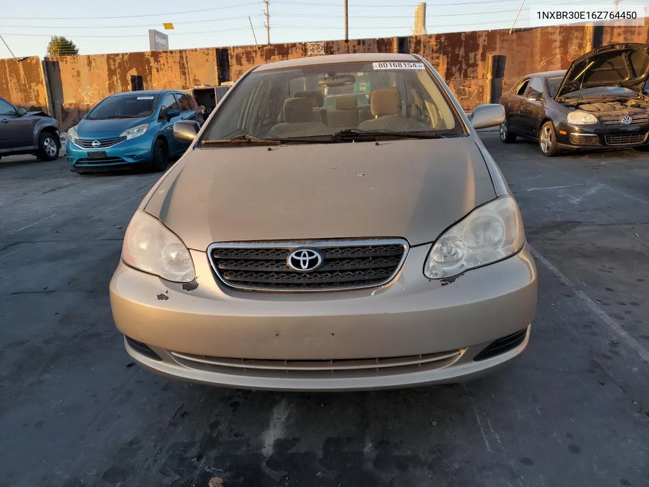 2006 Toyota Corolla Ce VIN: 1NXBR30E16Z764450 Lot: 80168154