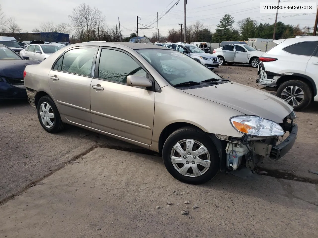 2006 Toyota Corolla Ce VIN: 2T1BR30E36C607018 Lot: 80239494