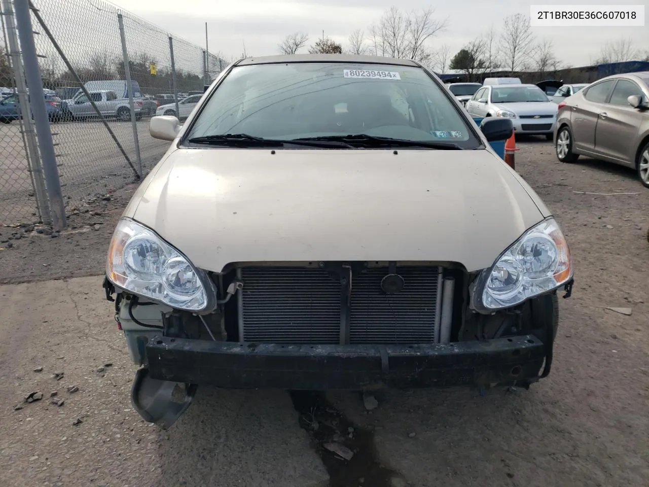 2006 Toyota Corolla Ce VIN: 2T1BR30E36C607018 Lot: 80239494