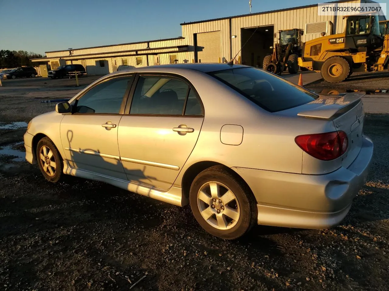 2006 Toyota Corolla Ce VIN: 2T1BR32E96C617047 Lot: 80242604