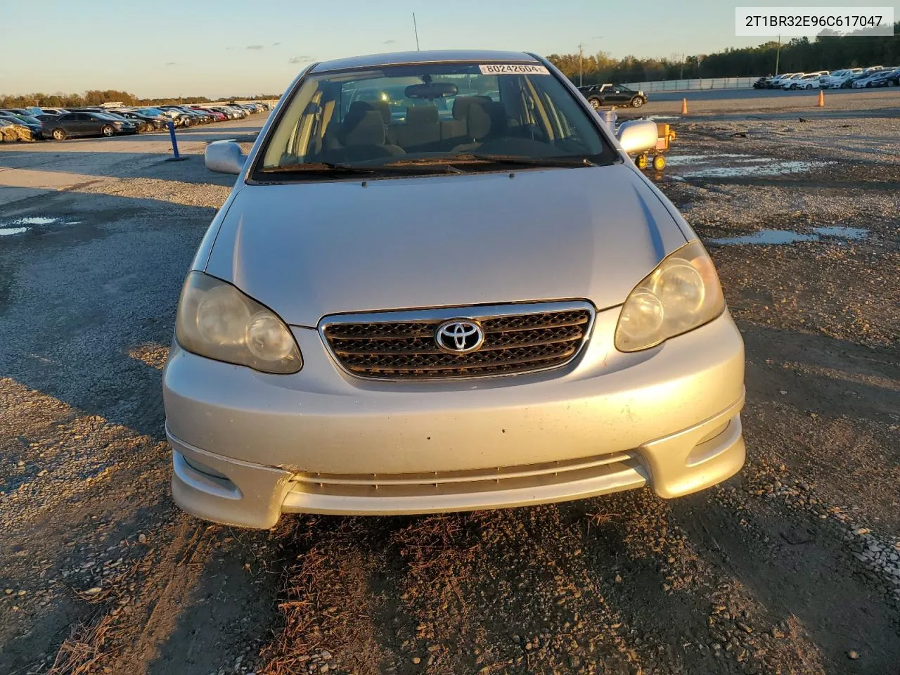 2006 Toyota Corolla Ce VIN: 2T1BR32E96C617047 Lot: 80242604