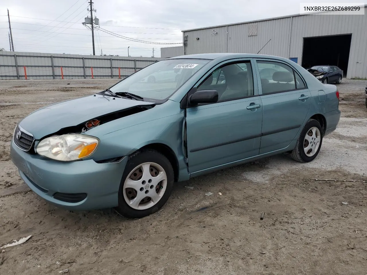 2006 Toyota Corolla Ce VIN: 1NXBR32E26Z689299 Lot: 80243634