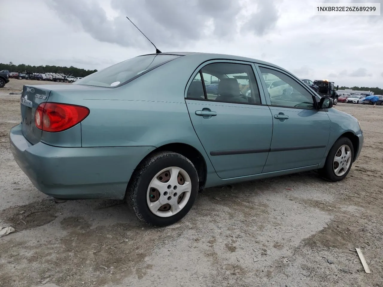 2006 Toyota Corolla Ce VIN: 1NXBR32E26Z689299 Lot: 80243634