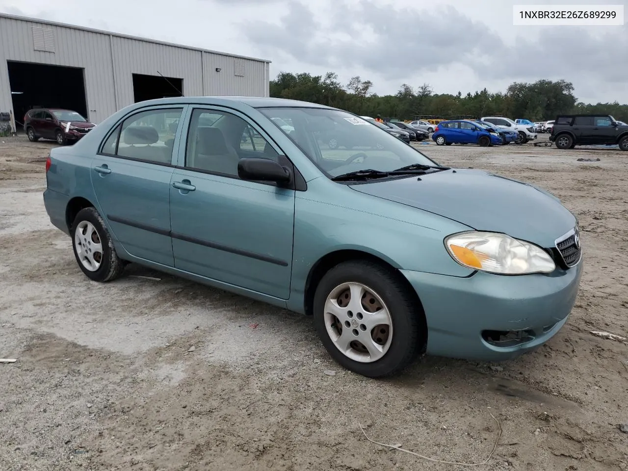 2006 Toyota Corolla Ce VIN: 1NXBR32E26Z689299 Lot: 80243634