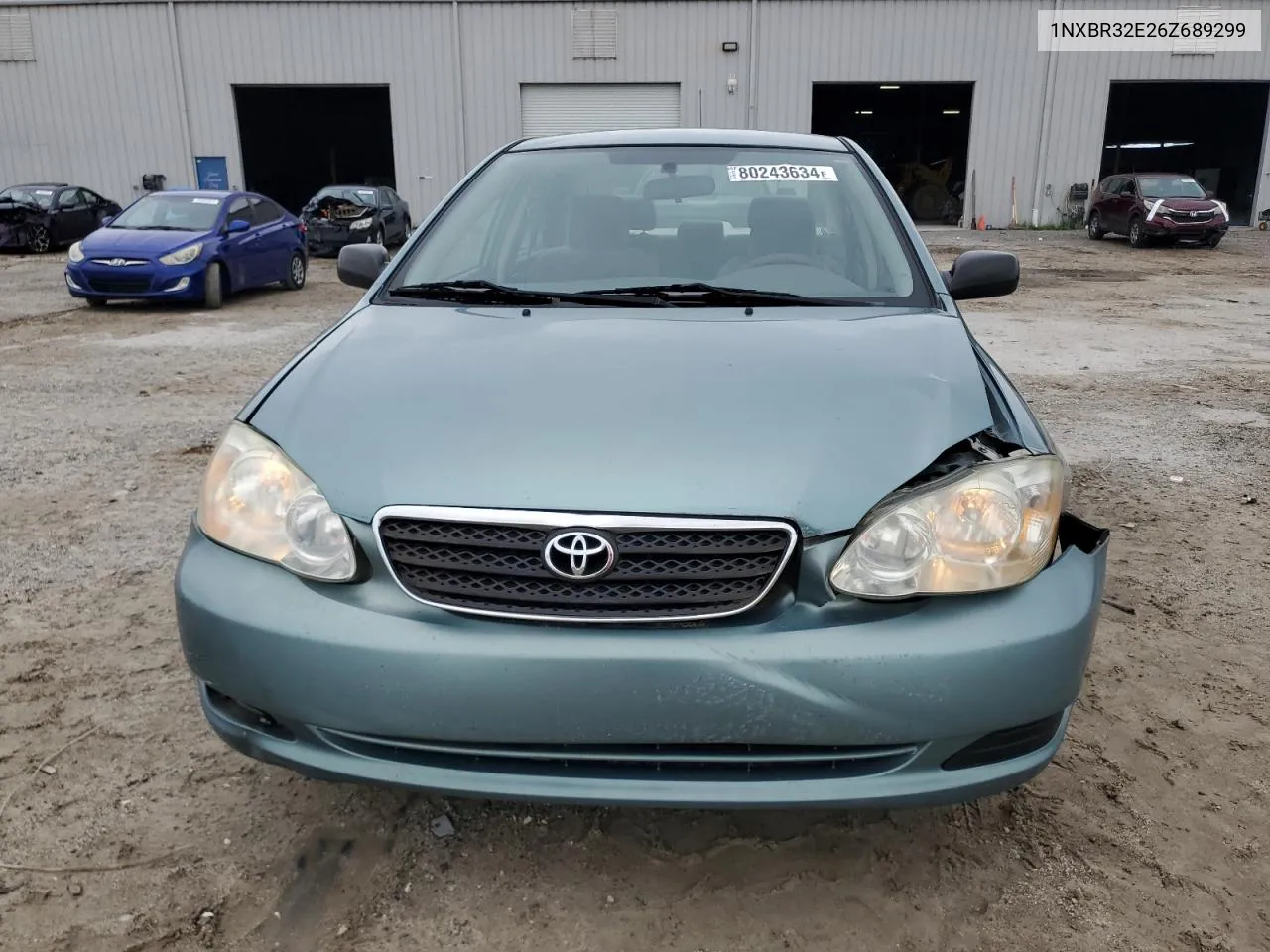 2006 Toyota Corolla Ce VIN: 1NXBR32E26Z689299 Lot: 80243634