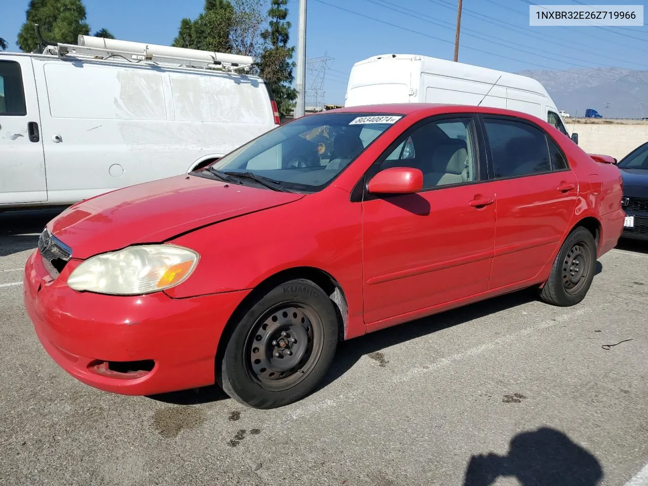 2006 Toyota Corolla Ce VIN: 1NXBR32E26Z719966 Lot: 80340874