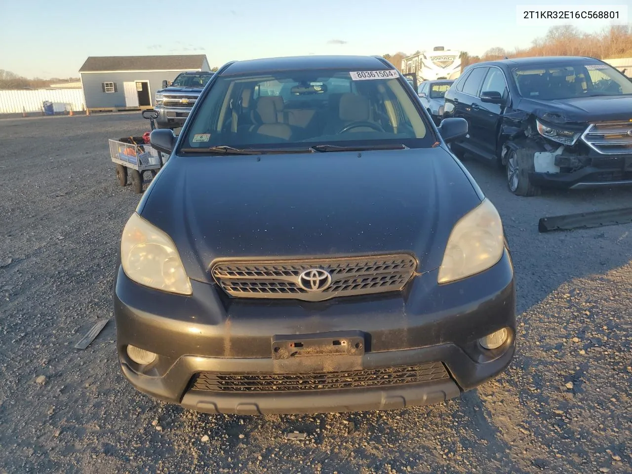 2006 Toyota Corolla Matrix Xr VIN: 2T1KR32E16C568801 Lot: 80361504