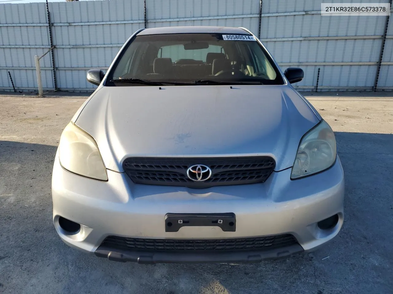 2006 Toyota Corolla Matrix Xr VIN: 2T1KR32E86C573378 Lot: 80580514