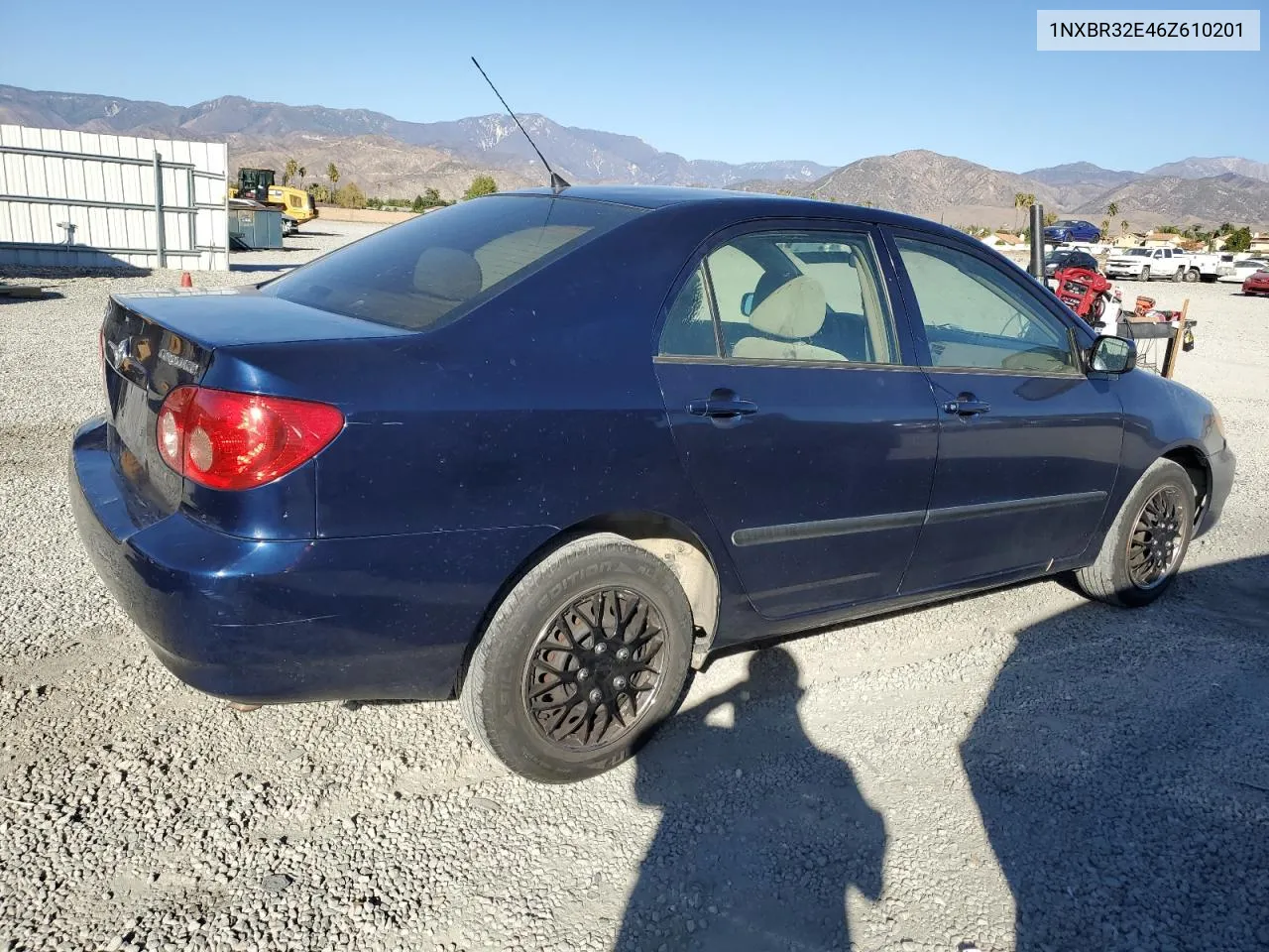 2006 Toyota Corolla Ce VIN: 1NXBR32E46Z610201 Lot: 80586874