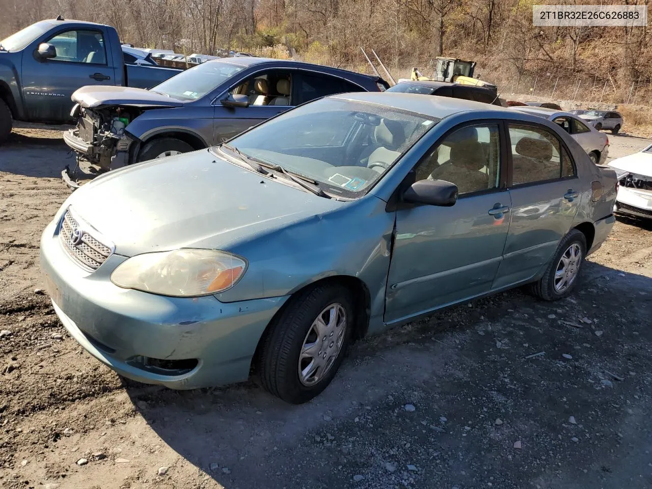 2006 Toyota Corolla Ce VIN: 2T1BR32E26C626883 Lot: 80611624