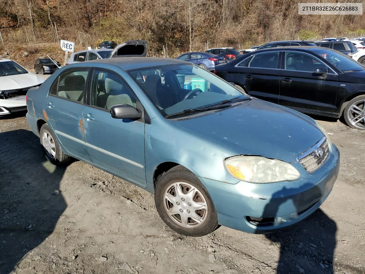 2006 Toyota Corolla Ce VIN: 2T1BR32E26C626883 Lot: 80611624