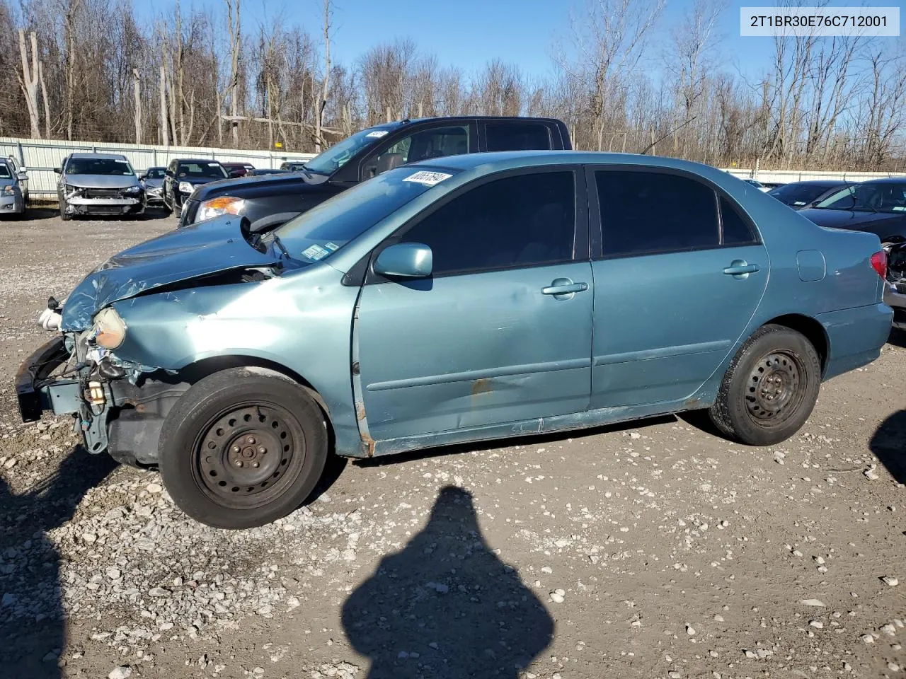 2006 Toyota Corolla Ce VIN: 2T1BR30E76C712001 Lot: 80657694