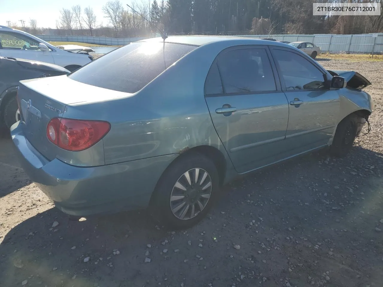 2006 Toyota Corolla Ce VIN: 2T1BR30E76C712001 Lot: 80657694