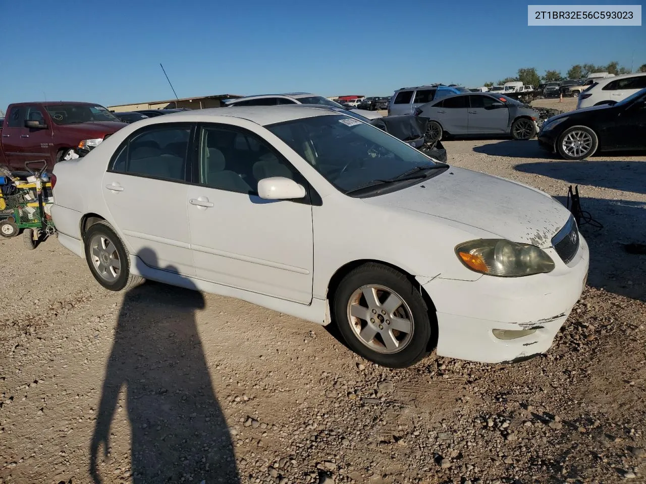 2006 Toyota Corolla Ce VIN: 2T1BR32E56C593023 Lot: 80701794