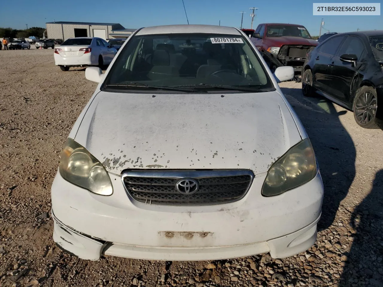 2006 Toyota Corolla Ce VIN: 2T1BR32E56C593023 Lot: 80701794