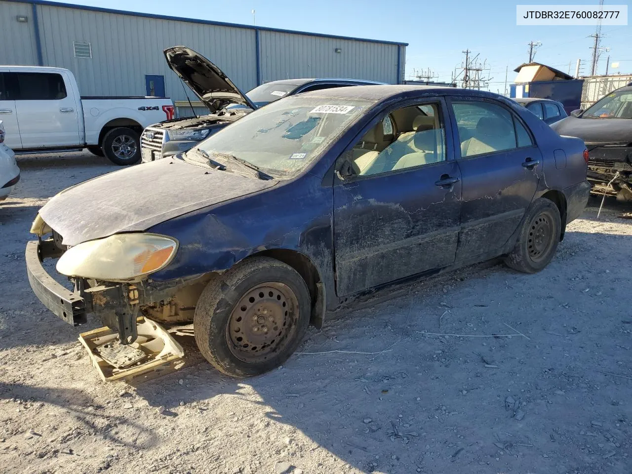 2006 Toyota Corolla Ce VIN: JTDBR32E760082777 Lot: 80781534