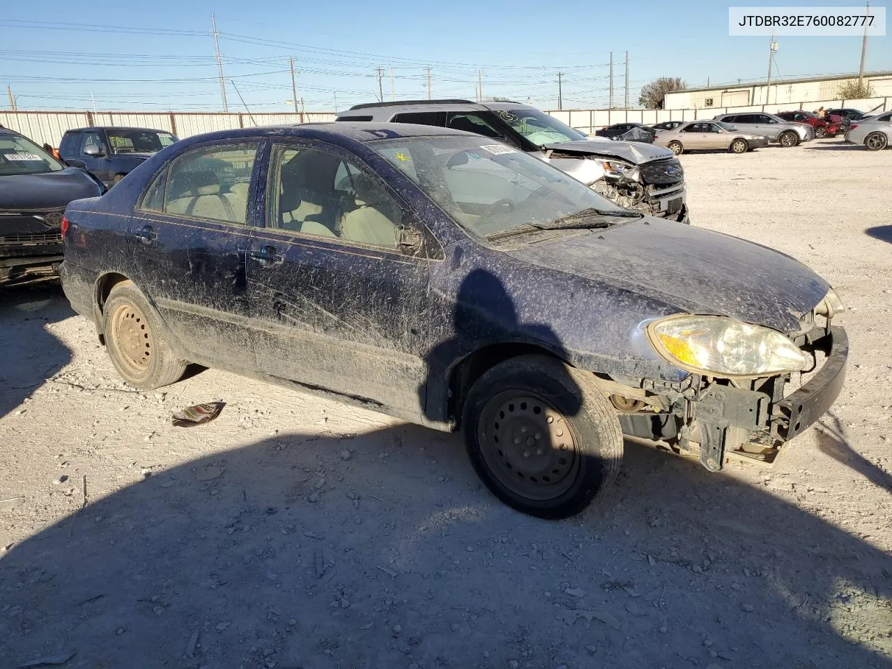 2006 Toyota Corolla Ce VIN: JTDBR32E760082777 Lot: 80781534