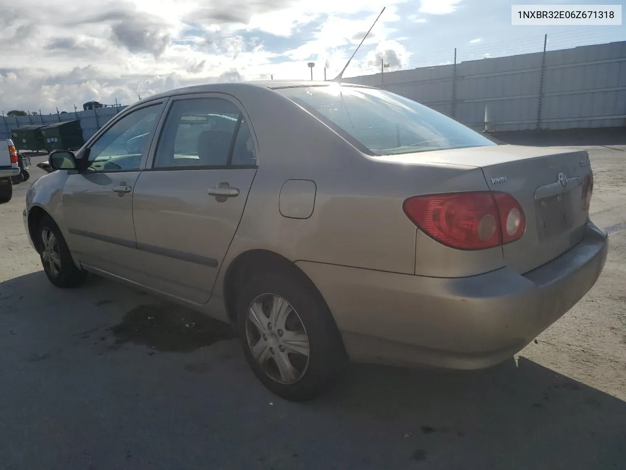 2006 Toyota Corolla Ce VIN: 1NXBR32E06Z671318 Lot: 81194074