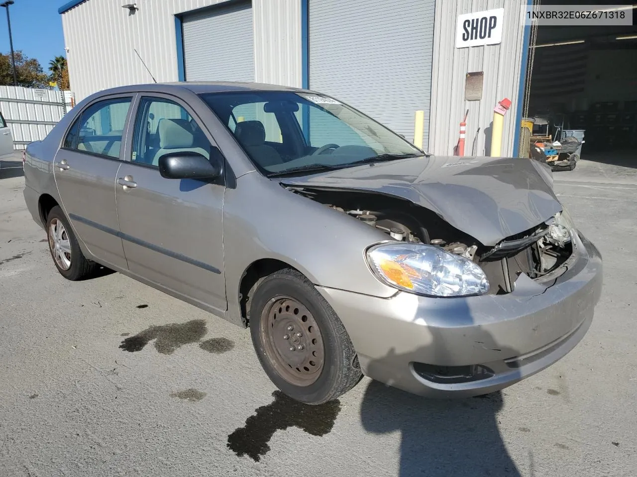 2006 Toyota Corolla Ce VIN: 1NXBR32E06Z671318 Lot: 81194074