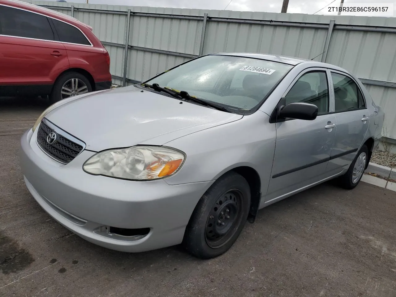 2006 Toyota Corolla Ce VIN: 2T1BR32E86C596157 Lot: 81284694