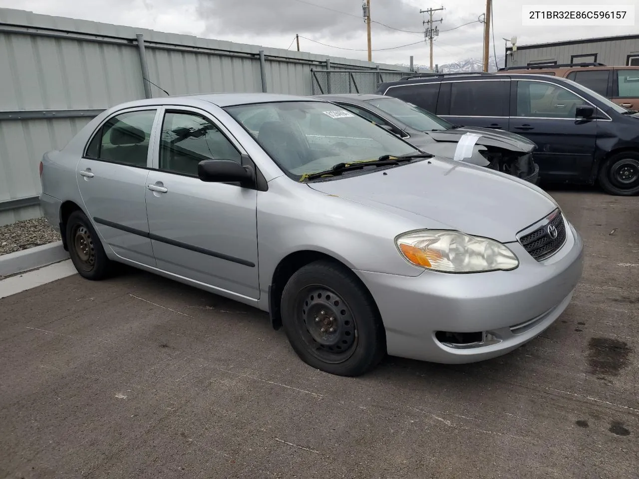 2006 Toyota Corolla Ce VIN: 2T1BR32E86C596157 Lot: 81284694