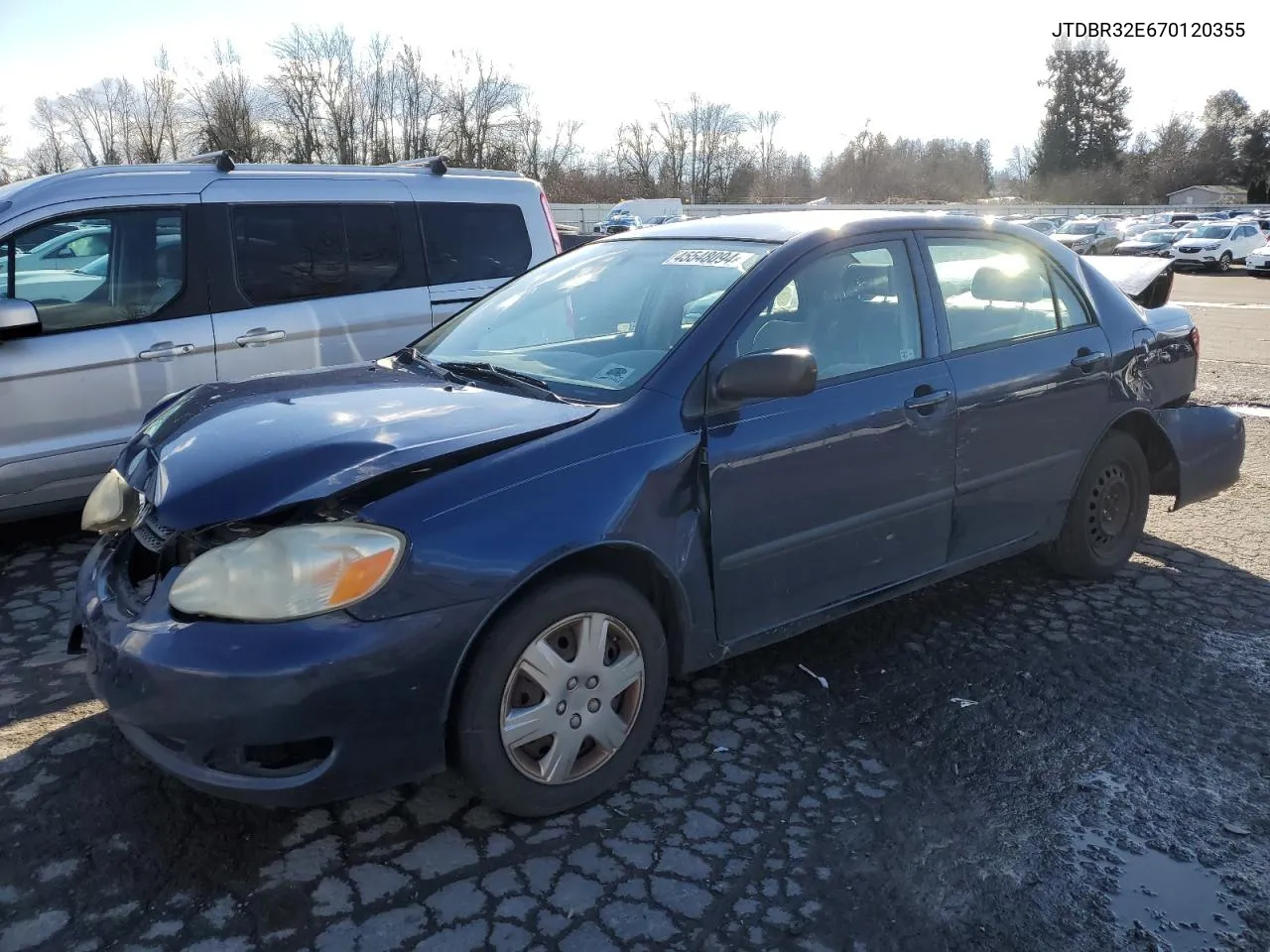 2007 Toyota Corolla Ce VIN: JTDBR32E670120355 Lot: 45548094