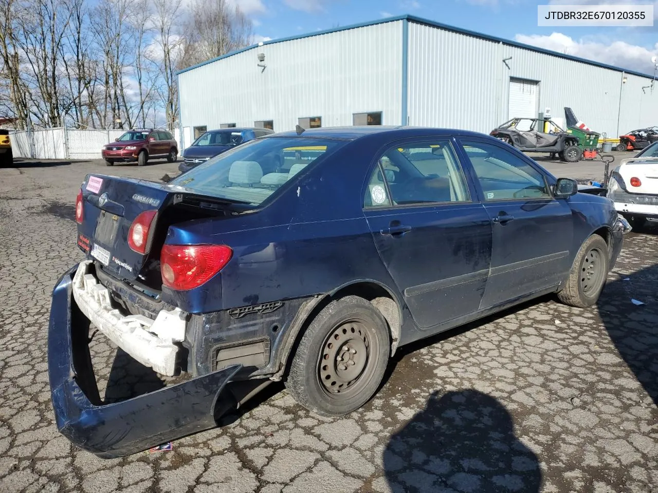 JTDBR32E670120355 2007 Toyota Corolla Ce