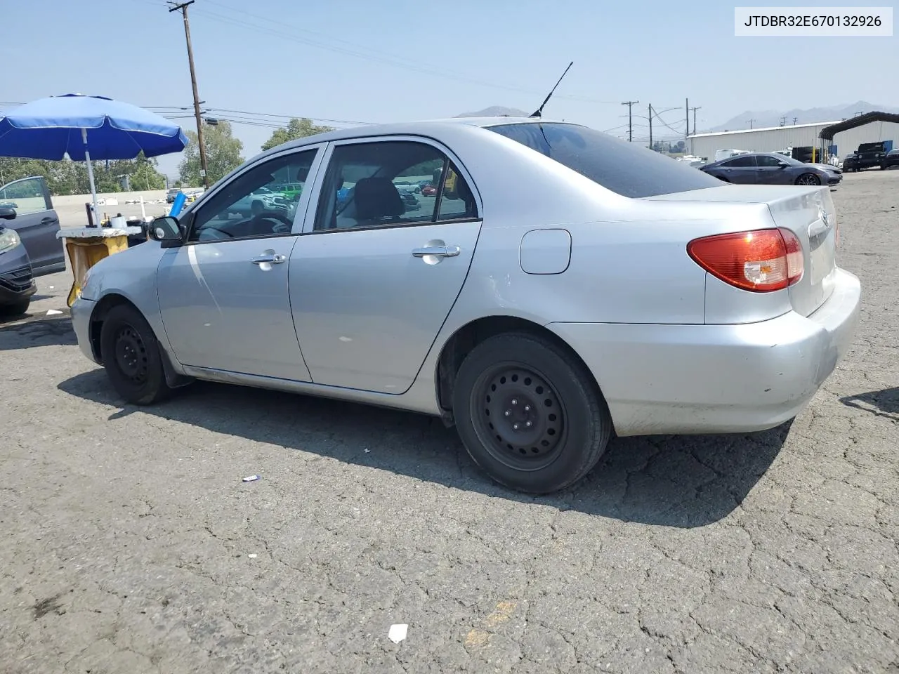 2007 Toyota Corolla Ce VIN: JTDBR32E670132926 Lot: 55407484