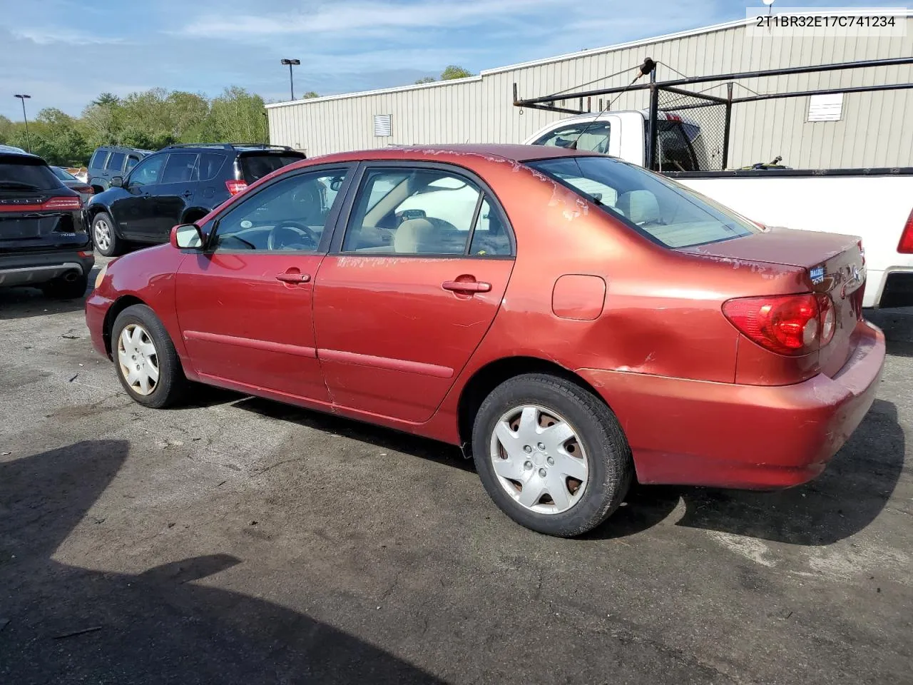 2007 Toyota Corolla Ce VIN: 2T1BR32E17C741234 Lot: 55487584