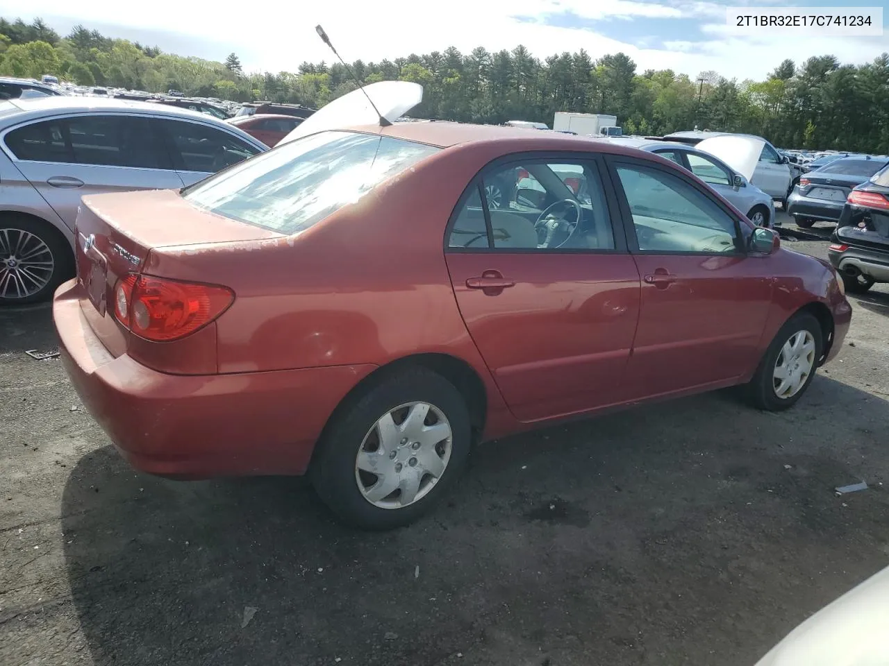 2007 Toyota Corolla Ce VIN: 2T1BR32E17C741234 Lot: 55487584