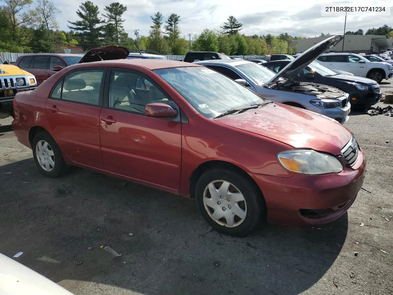 2007 Toyota Corolla Ce VIN: 2T1BR32E17C741234 Lot: 55487584