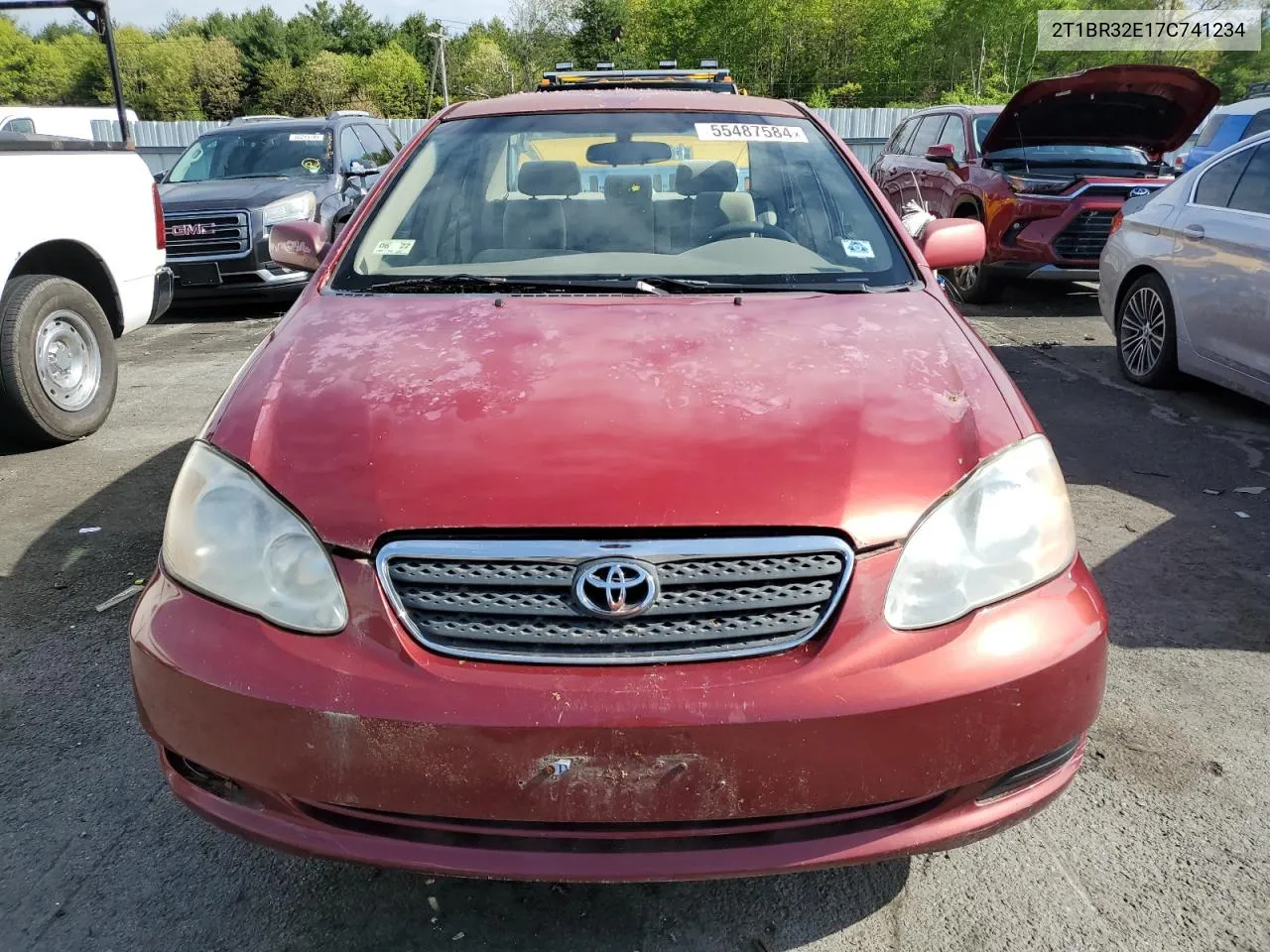 2007 Toyota Corolla Ce VIN: 2T1BR32E17C741234 Lot: 55487584