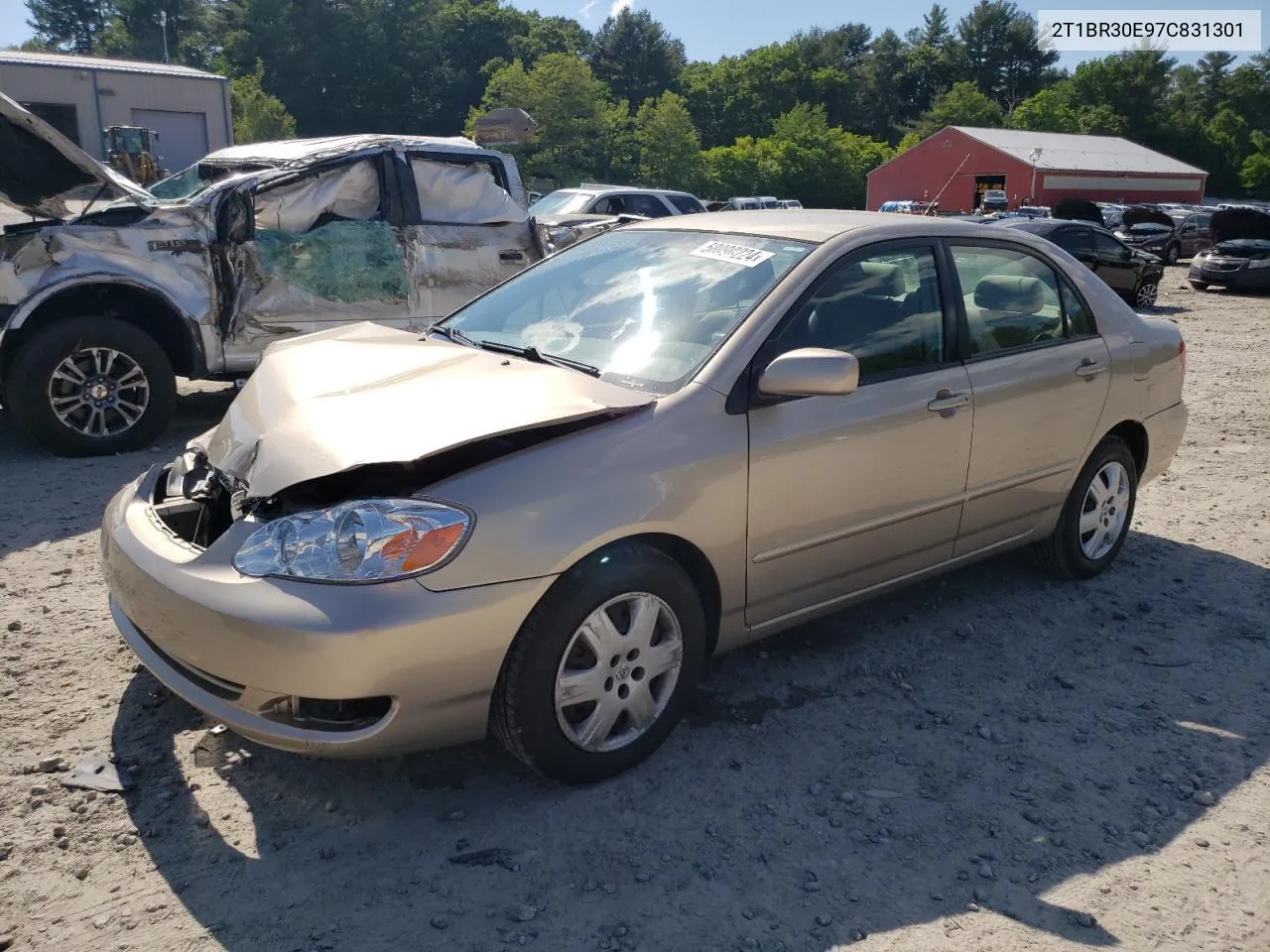 2007 Toyota Corolla Ce VIN: 2T1BR30E97C831301 Lot: 58090224