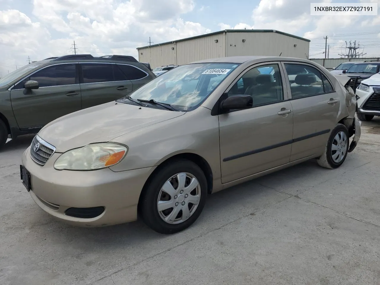 2007 Toyota Corolla Ce VIN: 1NXBR32EX7Z927191 Lot: 61084654